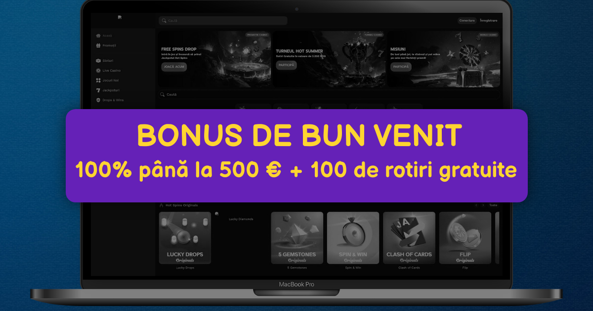 Hot Spins Casino welcome bonus